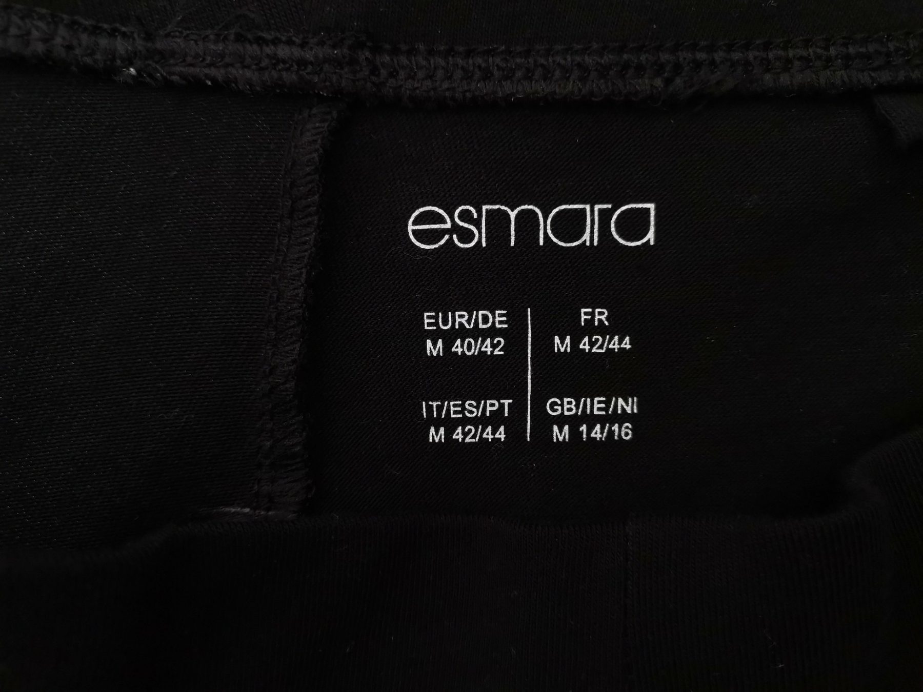 Esmara Stl M (40/42) Färg Svart Leggings Material Bomull