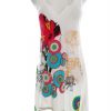 DESIGUAL Stl M Färg Vit Geometrisk U-ringning Tunika blus Ärmlös Material Bomull