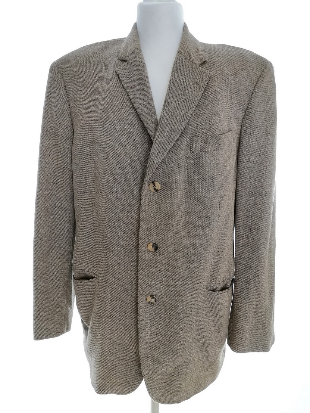 Hugo Boss Stl 54 (XL) Färg Beige Herr Kavaj Långärmad Material Jungfrulig ull