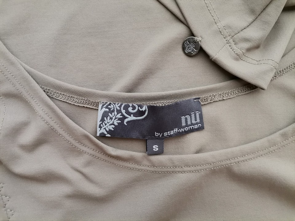 Nu by staff Stl S Färg Beige Rund urringning Blus Ärmlös