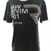 G-Star Raw Stl L Färg Marinblå Rund hals T-shirt Kortärmad Material Bomull 100%