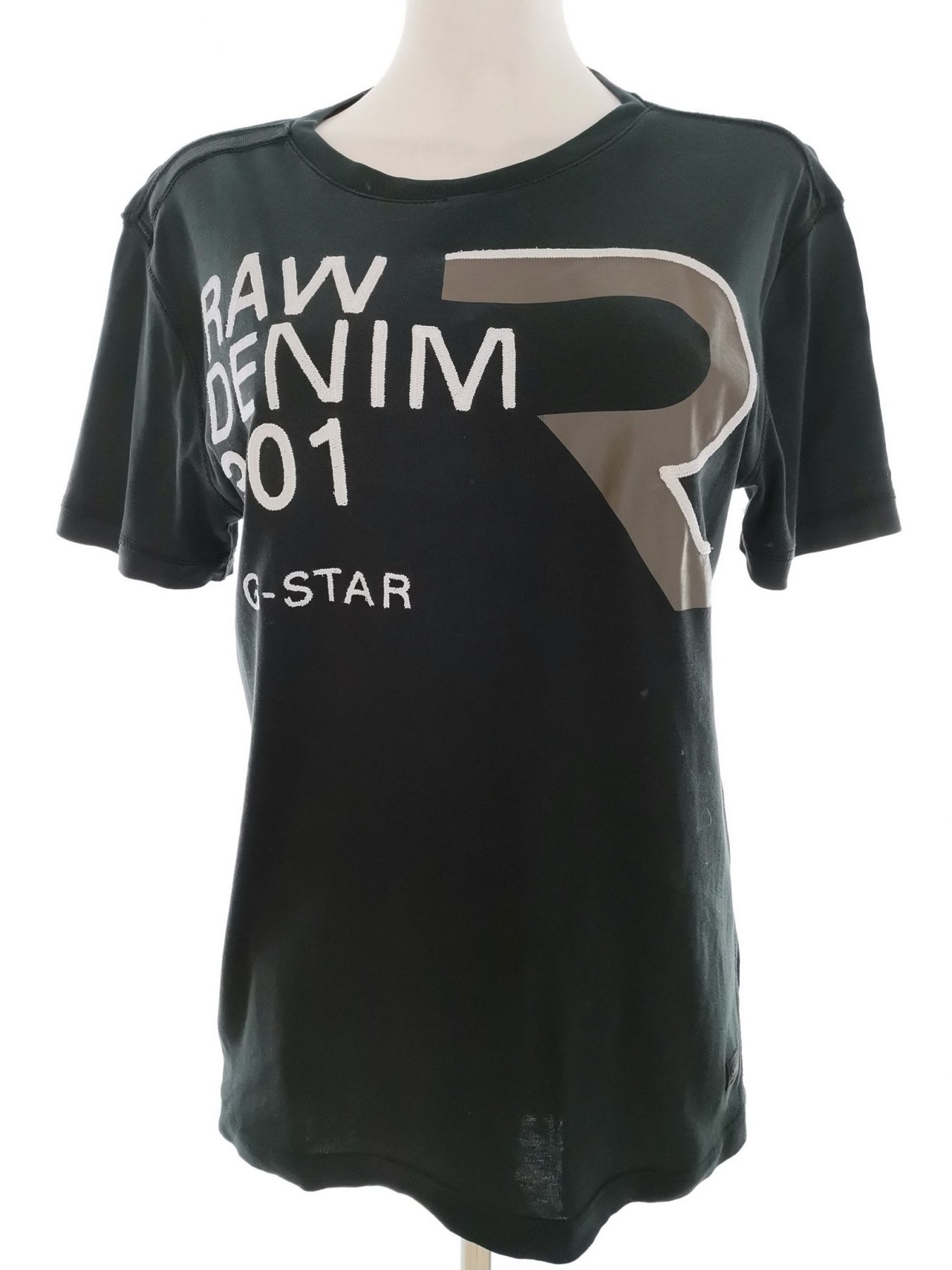 G-Star Raw Stl L Färg Marinblå Rund hals T-shirt Kortärmad Material Bomull 100%