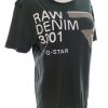 G-Star Raw Stl L Färg Marinblå Rund hals T-shirt Kortärmad Material Bomull 100%