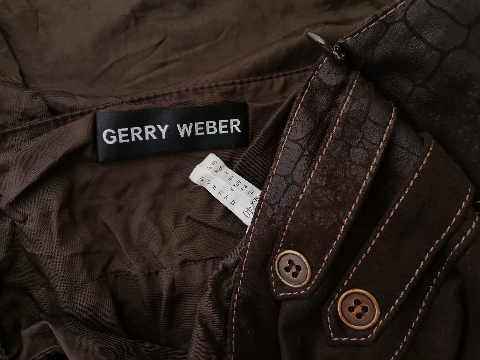 Gerry weber Stl 40 Färg Brun Maxikjol Kjol Lång