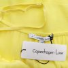 COPENHAGEN LUXE Stl S/M Färg Gul V-ringning Blus Ärmlös Material Viskos 100%