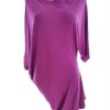 River island Stl M/L Färg Lila Båtringning Tunika blus ärm 3/4 Material Viskos