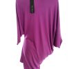 River island Stl M/L Färg Lila Båtringning Tunika blus ärm 3/4 Material Viskos