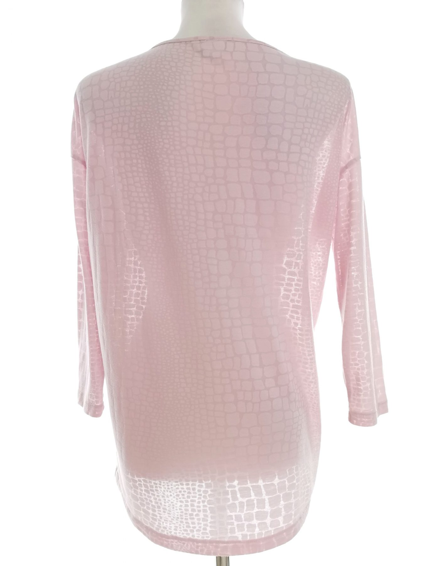 Saint tropez Stl S Färg Rosa Rund urringning Blus ärm 3/4