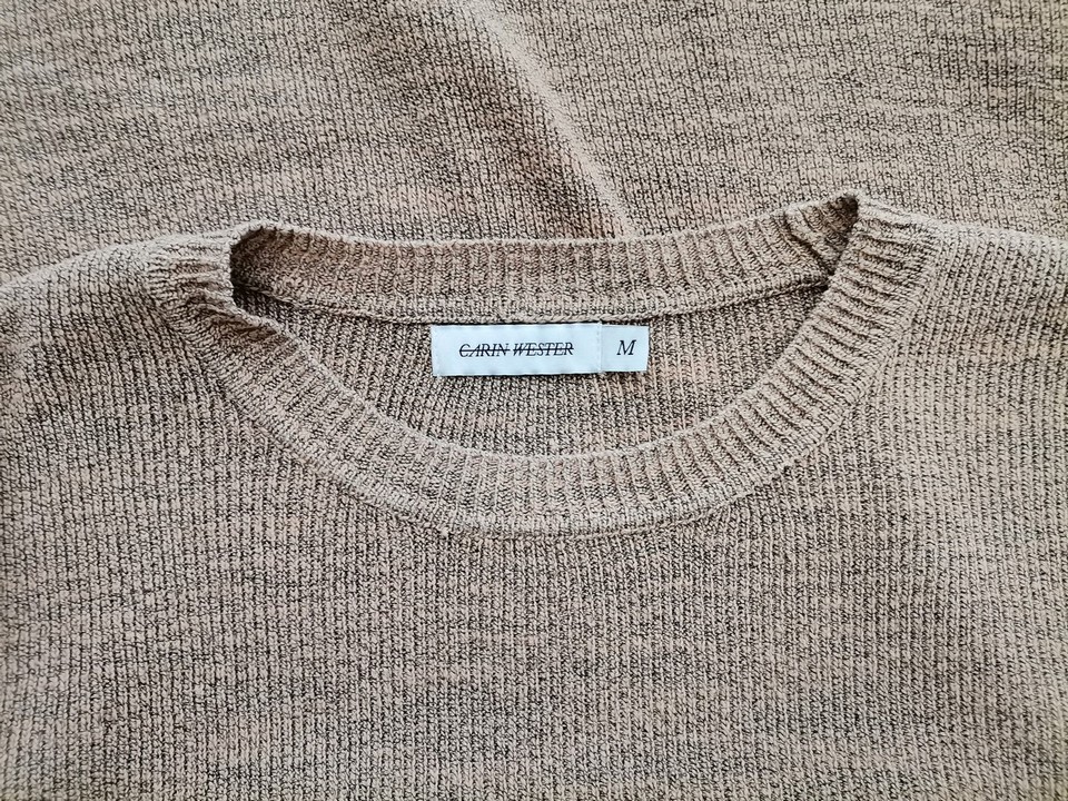 Carin Wester Stl M Färg Beige Herr Tröja Långärmad Material Bomull