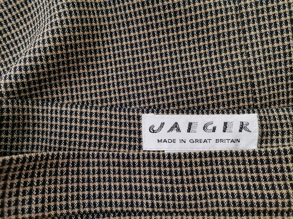 Jaeger Stl 34 Färg Brun Rak och pennkjol Kjol Knälängd Material Jungfrulig ull 100%