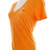 Mexx Stl S Färg Orange V-ringning T-shirt Kortärmad Material Bomull