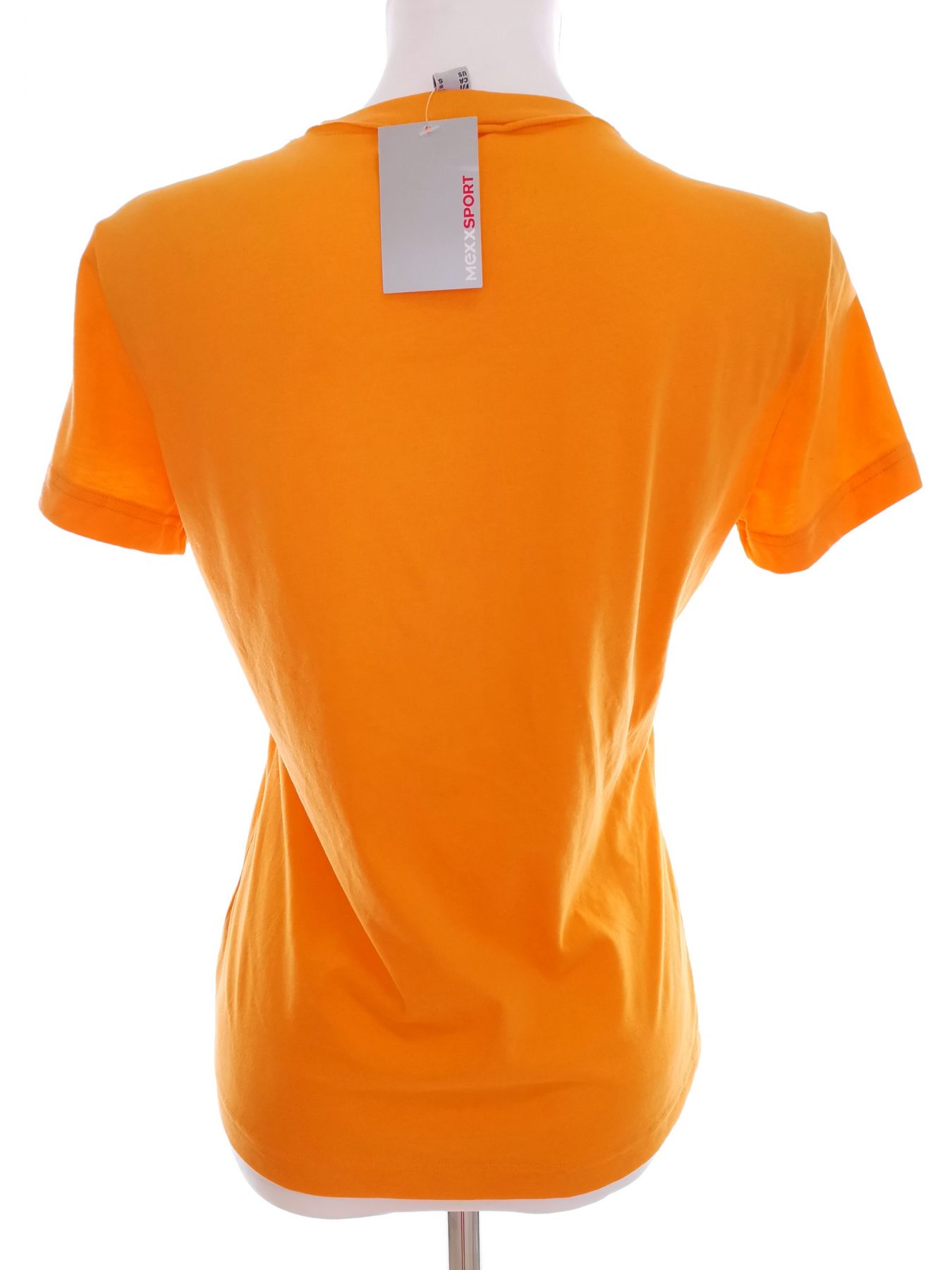 Mexx Stl S Färg Orange V-ringning T-shirt Kortärmad Material Bomull