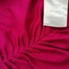 Ted Baker Stl 2 (38) Färg Fuchsia V-ringning Raka Klänningen Kortärmad Midi Material Bomull