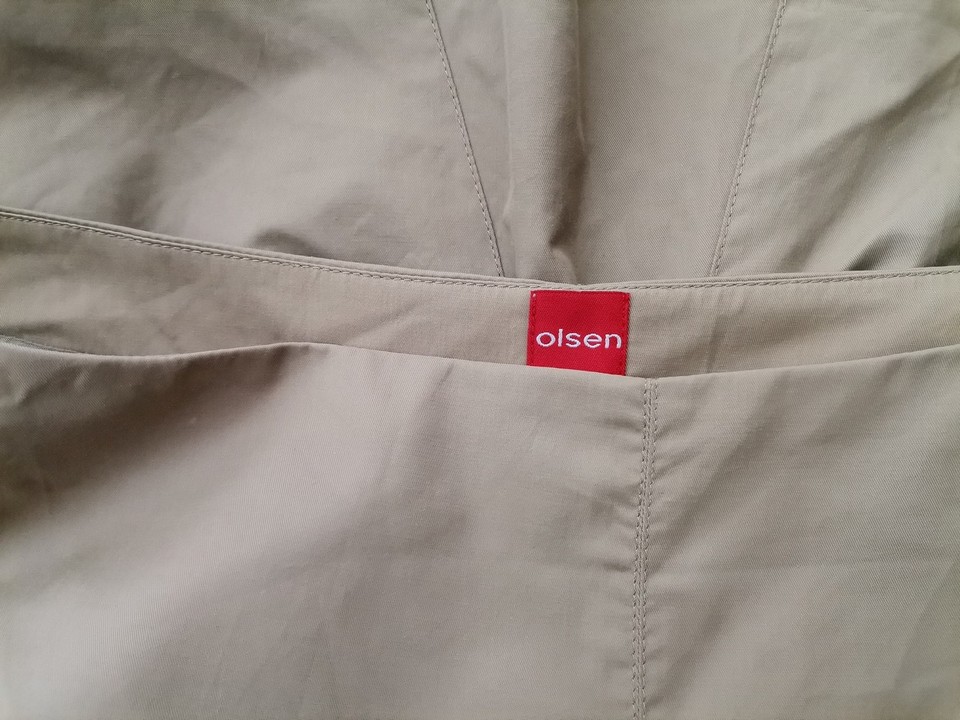 Olsen Stl 42 Färg Beige Maxikjol Kjol Lång Material Bomull