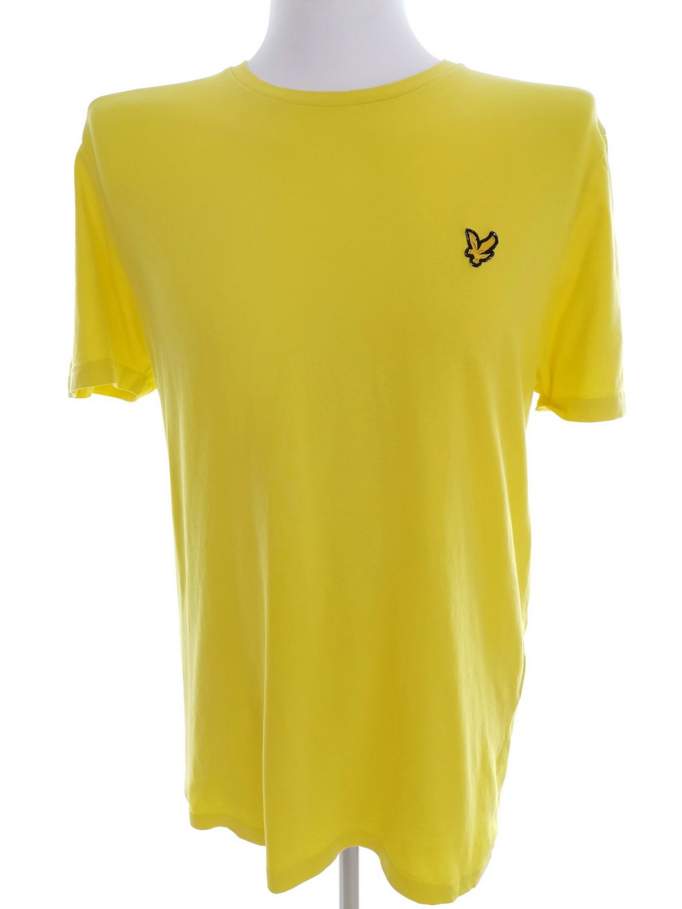 Lyle & Scott Stl L Färg Gul Herr T-shirt Kortärmad