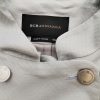 BCBG MAXAZRIA Stl XXS Färg Grå Krage Kavaj med knappar Kortärmad Material Rayon