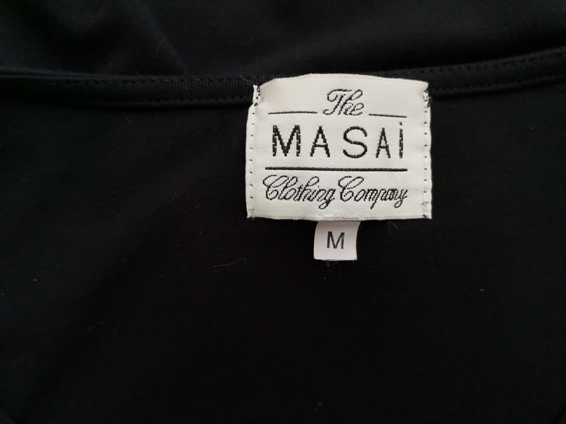 The Masai Stl M Färg Svart Rund urringning Tunika blus ärm 3/4 Material Viskos