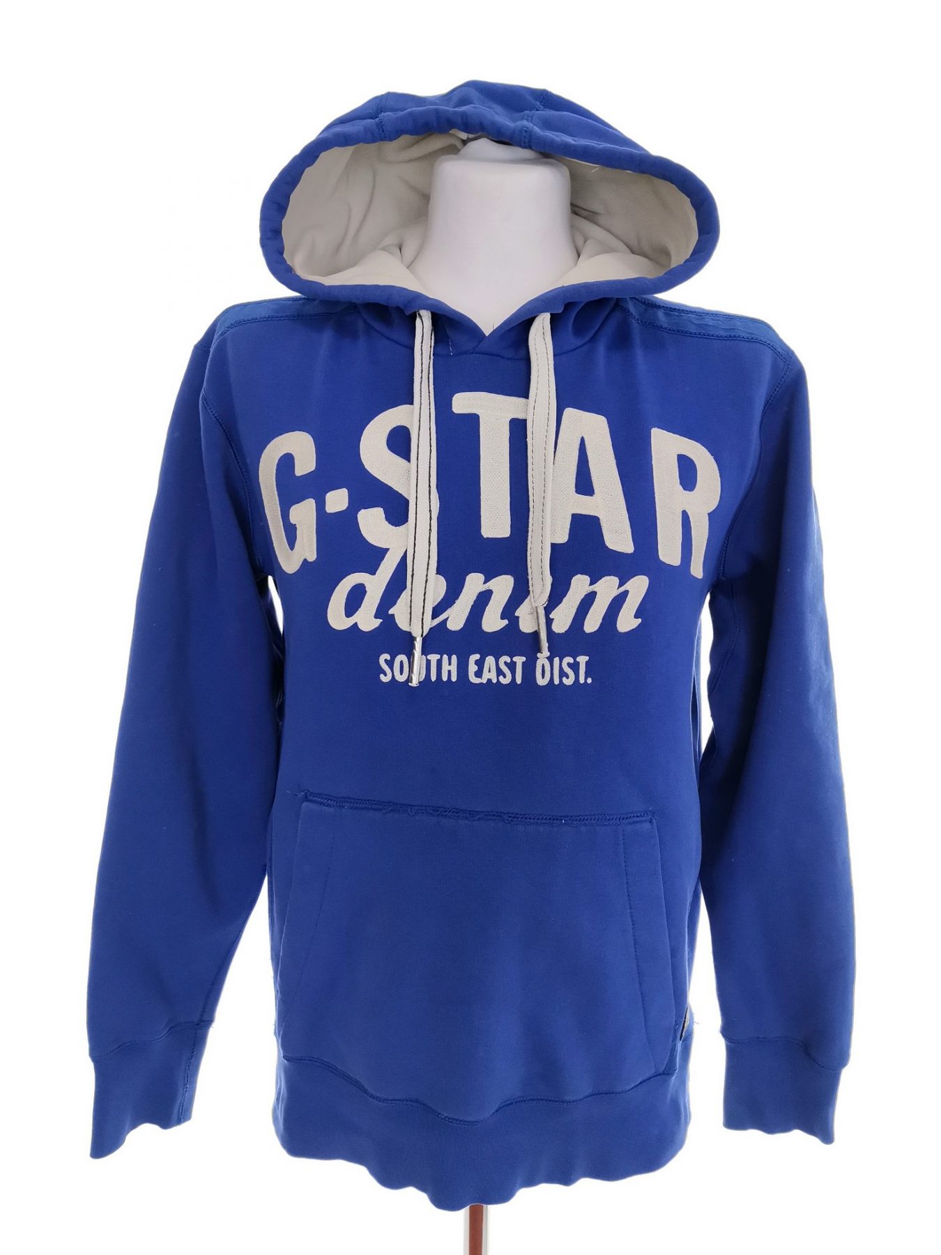 G-Star Raw Stl L Färg Blå Herrtröja Långärmad Material Bomull