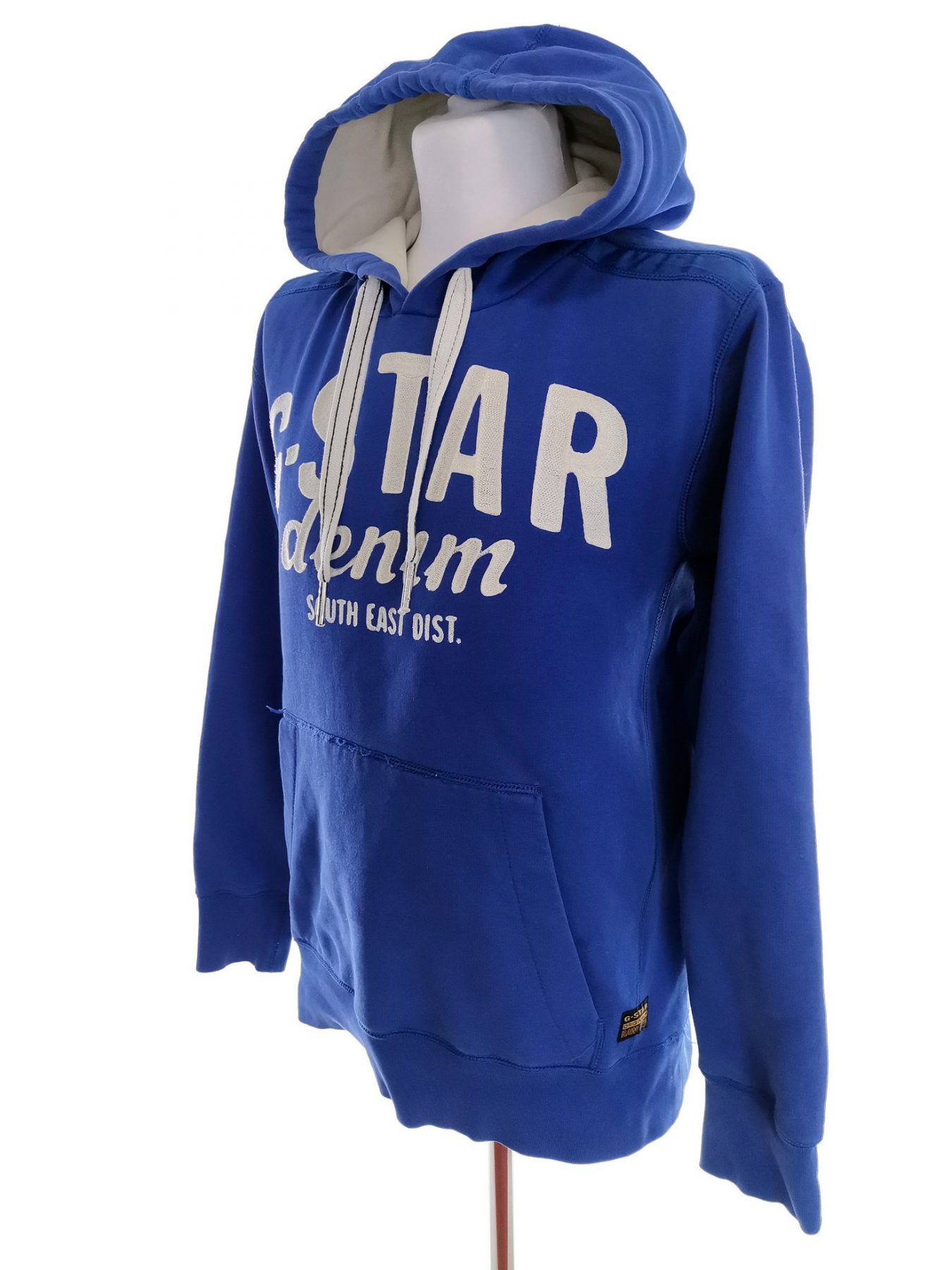 G-Star Raw Stl L Färg Blå Herrtröja Långärmad Material Bomull