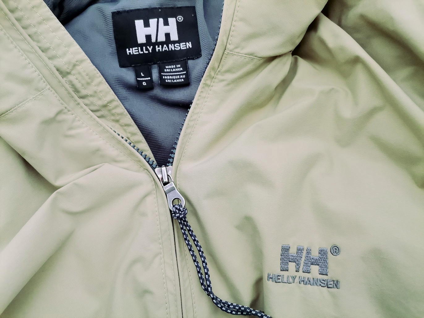 HELLY HANSEN Stl L Färg Grön Herr Jacka Långärmad