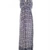 Object Stl L Färg Lila Halter Maxi Klänning Ärmlös Lång Material Viskos 100%