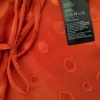 H&m Stl 38 Färg Orange Prickar Keyhole Crew Neck Blus Långärmad