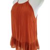 ASOS Stl 10 (38) Färg Orange Rund urringning Blus Ärmlös Material Viskos 100%