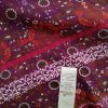 Redoute France Stl 40 Färg Lila Paisley U-ringning Blus Ärmlös Material Bomull 100%