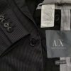 AX Armani Exchange Stl 44 (L) Färg Grå Ränder Herr Kavaj Långärmad Material Bomull