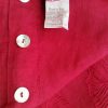 Stl S Färg Fuchsia Rund urringning Blus ärm 3/4 Material Lin 100%