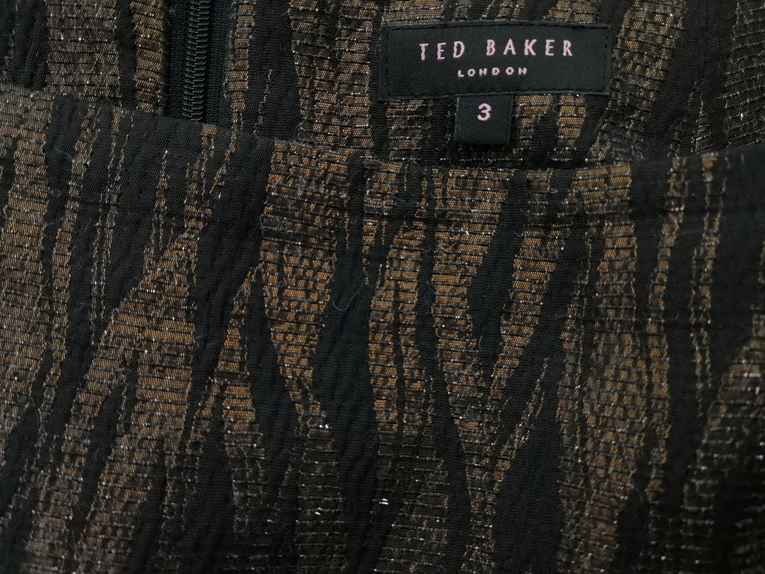 Ted Baker Stl 3 (42) Färg Svart Minikjol Kjol Kort