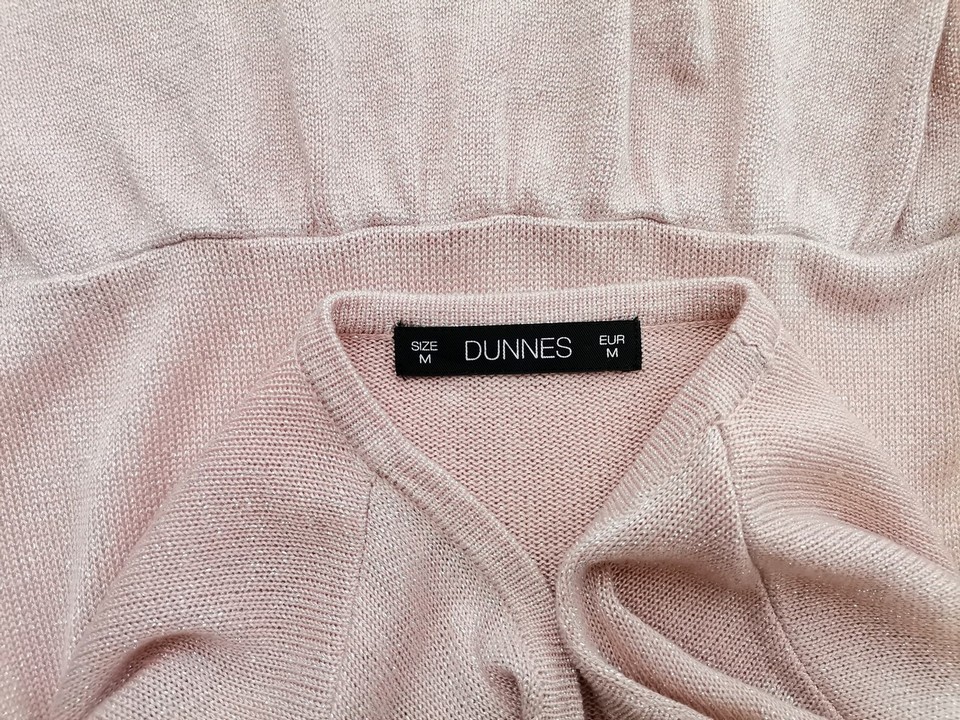 Dunnes Stl M Färg Rosa V-ringning Lång öppen kofta Långärmad Material Viskos Finstickat