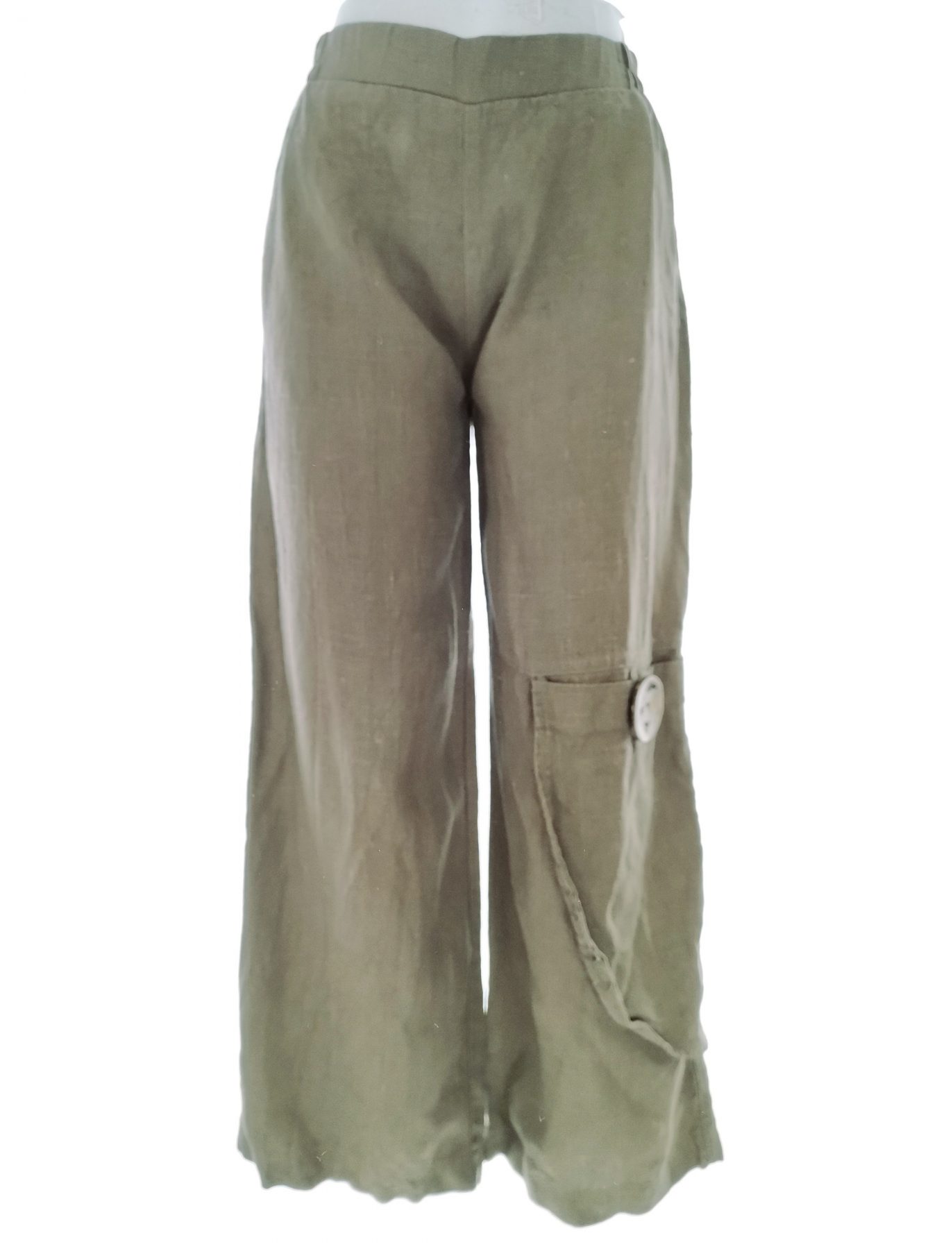 Thing Stl S Färg Khaki Casual Byxor Material Lin 100%