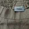 Thing Stl S Färg Khaki Casual Byxor Material Lin 100%