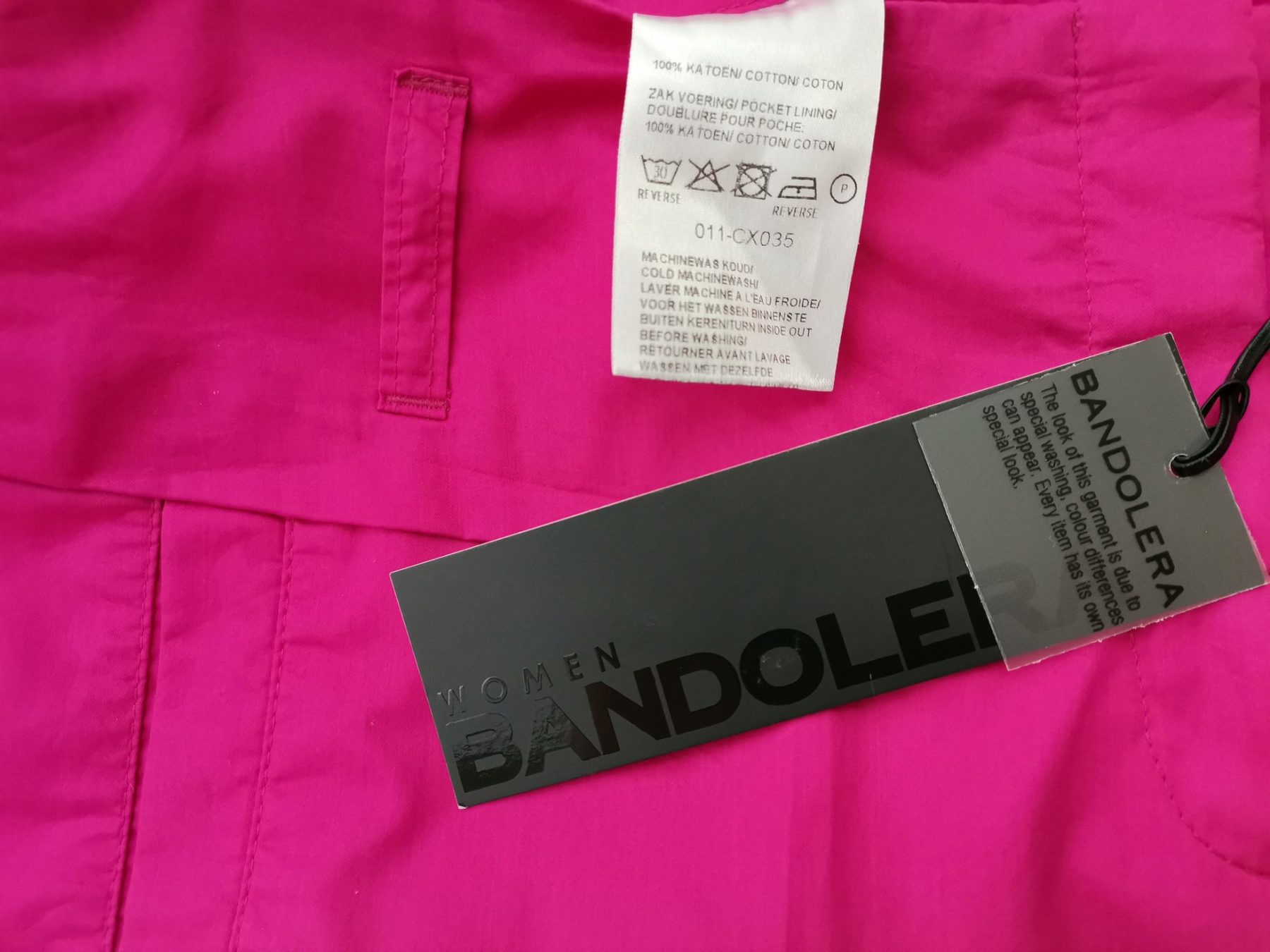 BANDOLERA Stl 38 Färg Rosa Eleganta Byxor Material Bomull 100%