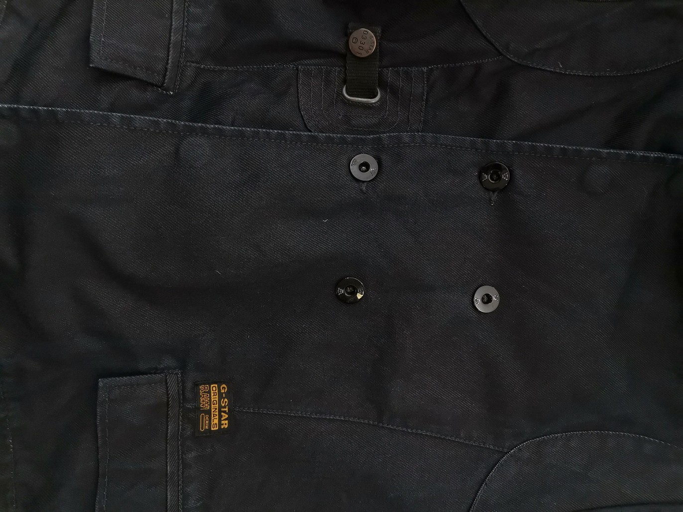 G-Star Raw Stl S Färg Marinblå Herr Jacka Kortärmad Material Bomull 100%