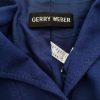 Gerry weber Stl 42 Färg Blå Krage Kavaj med knappar Långärmad Material Ull