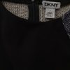 Dkny Stl 6 (34) Färg Svart Rund urringning Blus Ärmlös Material Viskos