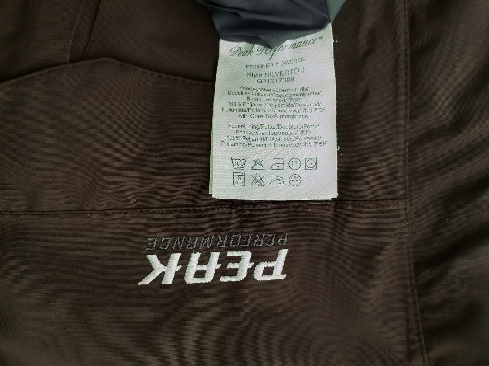 Peak performance Stl XL Färg Khaki Herr Jacka Långärmad