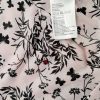 H&m Stl S Färg Pudrig Rosa Split Crew Neck Blus ärm 3/4