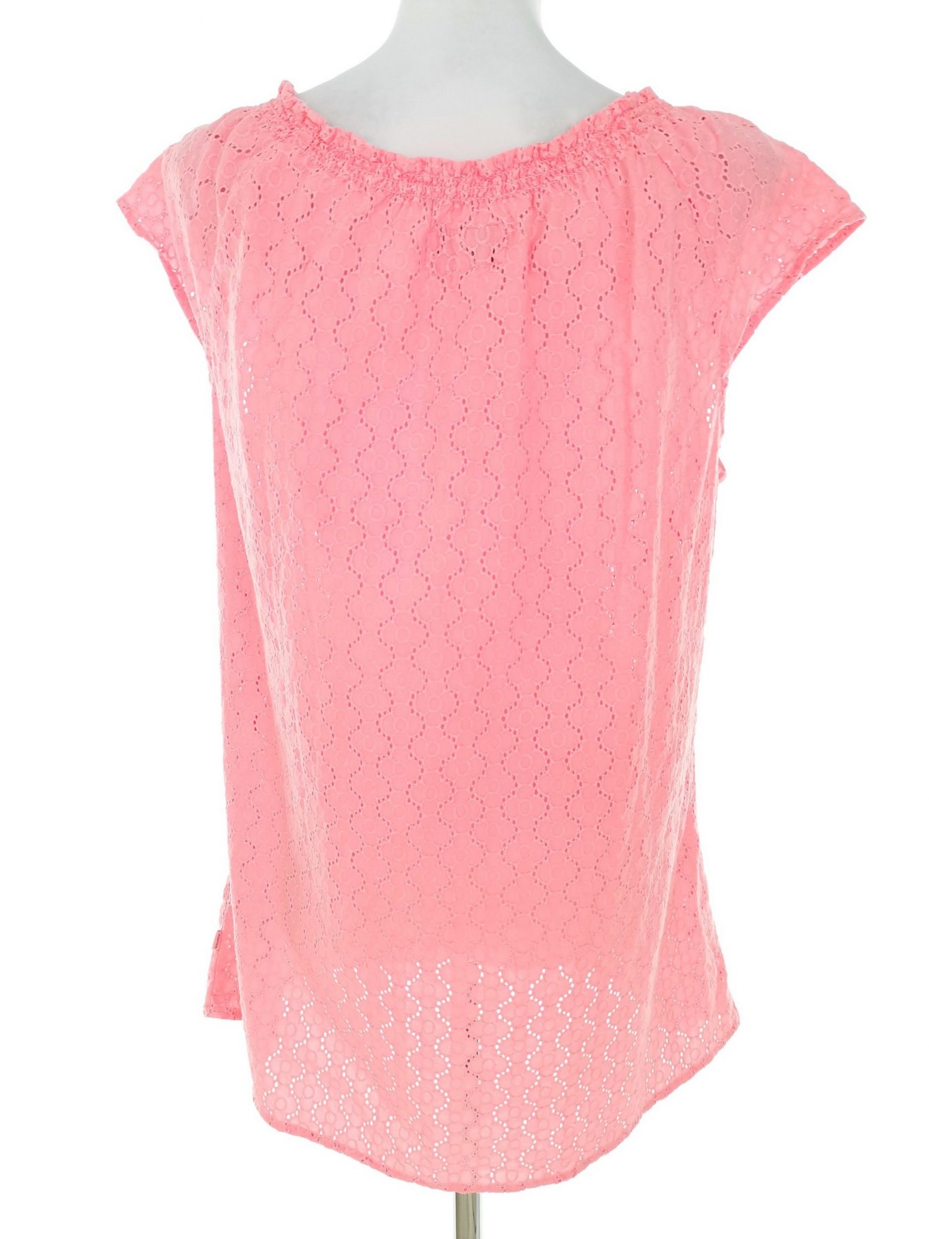 Jean paul Stl M Färg Rosa Geometrisk Rund urringning Tunika blus Kortärmad Material Bomull 100%