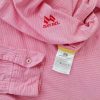 Jean paul Stl S Färg Rosa Ränder Krage Popover Tunika Blus Långärmad Material Bomull 100%