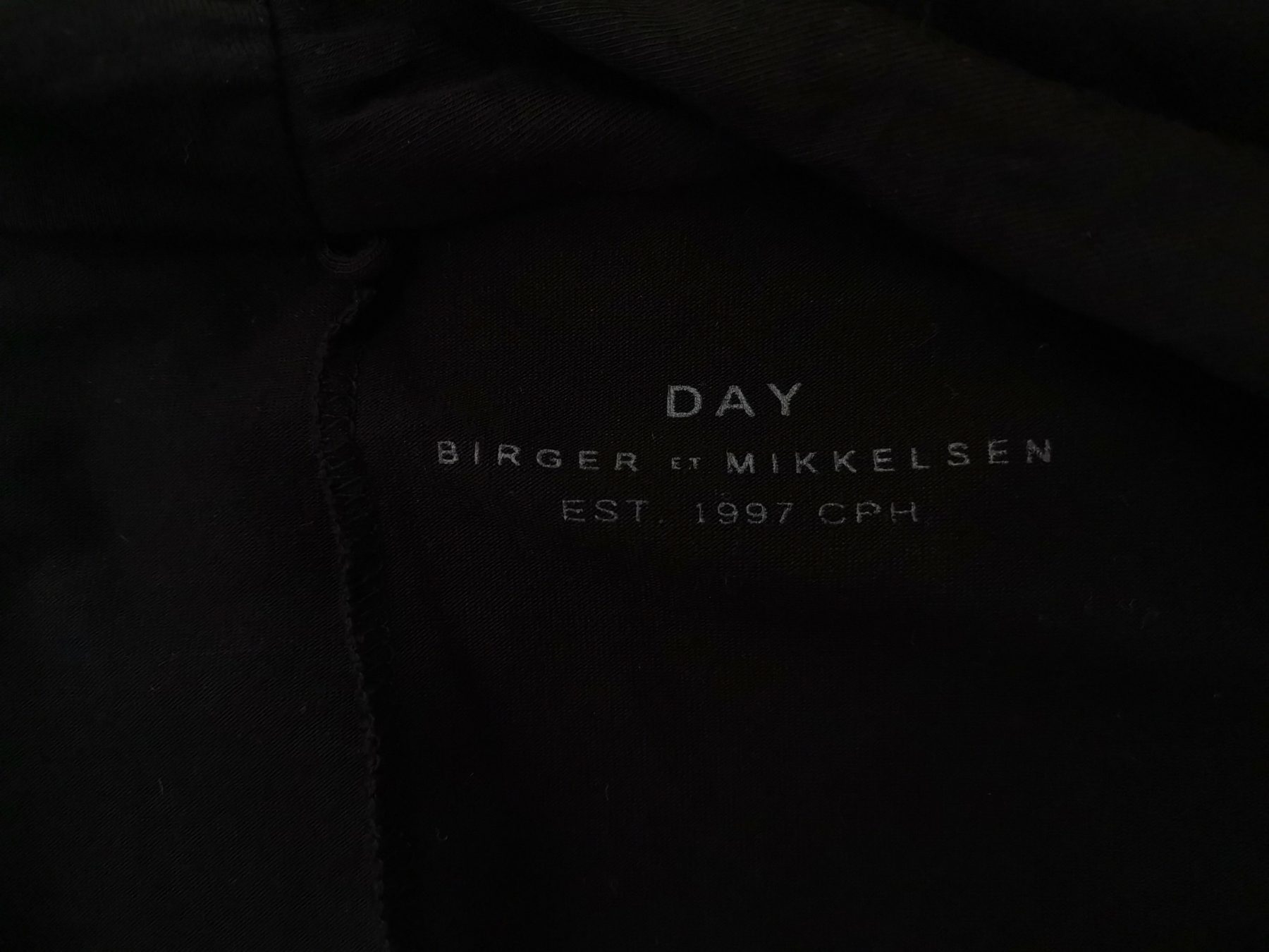 Day Birger Et Mikkelsen Stl S Färg Svart Draperad Maxi Klänning Långärmad Lång Material Modal