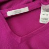 Marks&spencer Stl 22 (50) Färg Fuchsia V-ringning Tunika blus Långärmad Material Akryl 100%