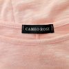 Cameo rose Stl M/L Färg Rosa Båtringning Tröja Långärmad Finstickat