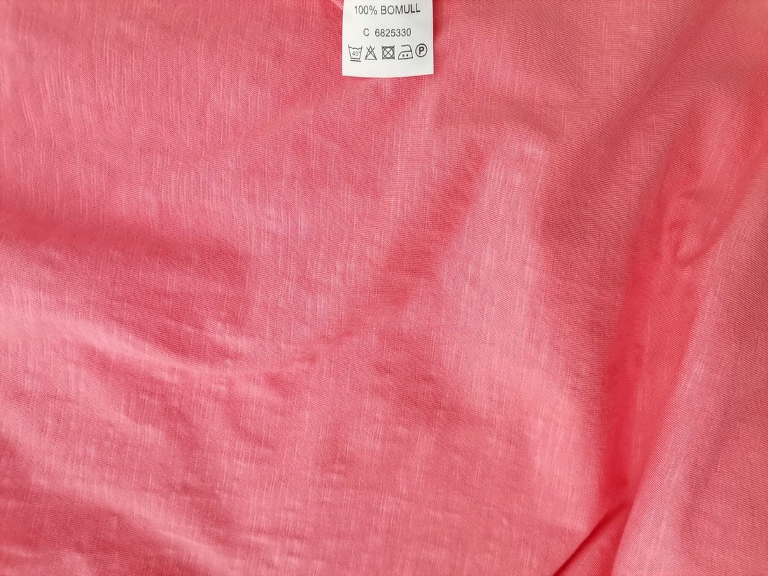 Isolde Stl XL Färg Rosa Rund urringning Tunika blus Kortärmad Material Bomull 100%