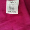 Lindex Stl 42 Färg Rosa Keyhole Crew Neck Blus Kortärmad Material Bomull 100%