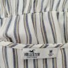 Hollister Stl M Färg Vit Ränder V-ringning Blus Kortärmad Material Viskos 100%