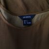 Lindex Stl S Färg Khaki Rund urringning Blus Kortärmad