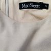 Mac Scott Stl 38 Färg Beige Rund hals Blus Ärmlös